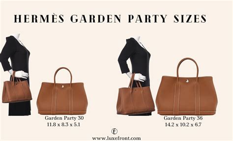 hermes cuivre garden party|Hermes garden party sizes.